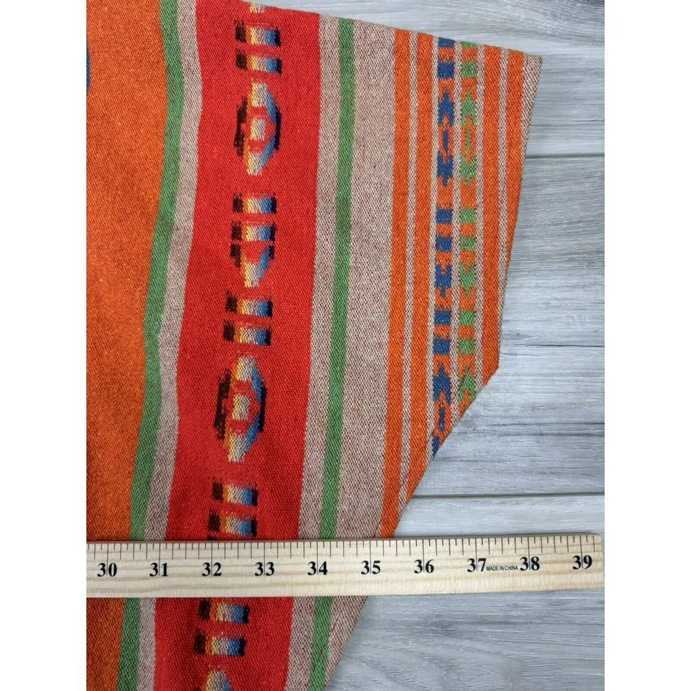 Vtg‎ 70s Southwestern Aztec Navajo Western Poncho Skirt Set Fits Women's 0/2 - Image 6