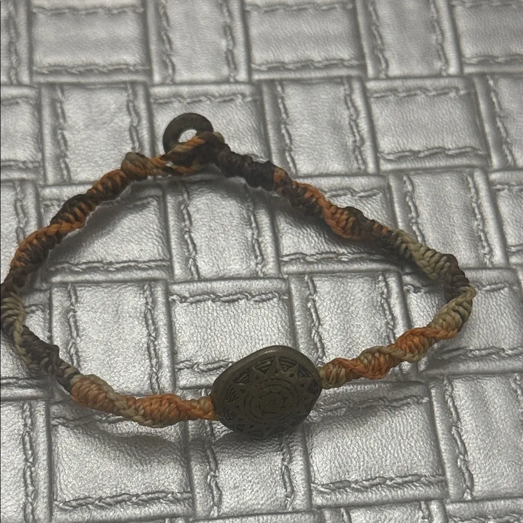 Wakami Boho Woven Bracelet Set Colorful Beaded Adjustable Cord Green - Image 3