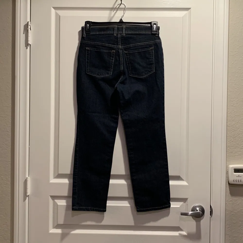 Women's VTG Vintage Gloria Vanderbilt Dark Denim Amanda Jeans Size 8P EUC #0760 - Image 3