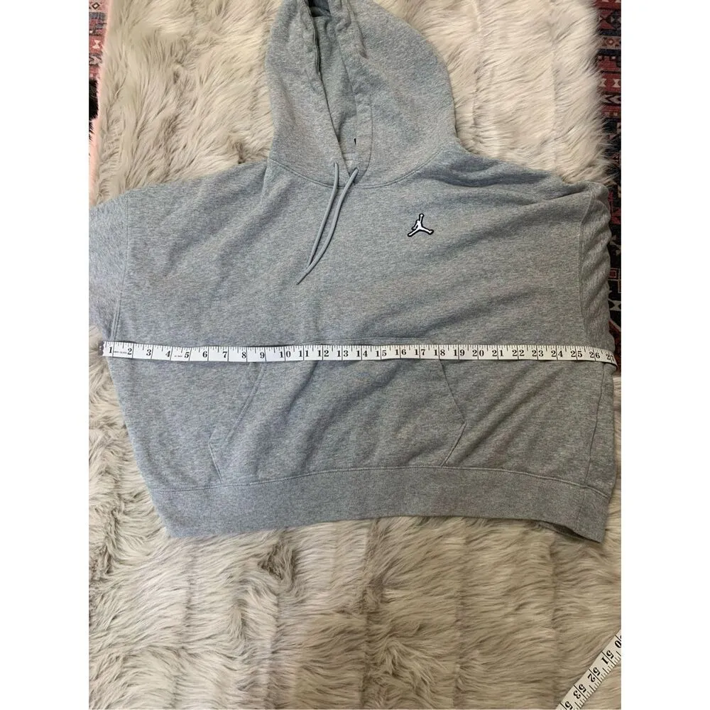 Nike Air  Essentials Fleece Hoodie in Grey Women’s XL - Image 10