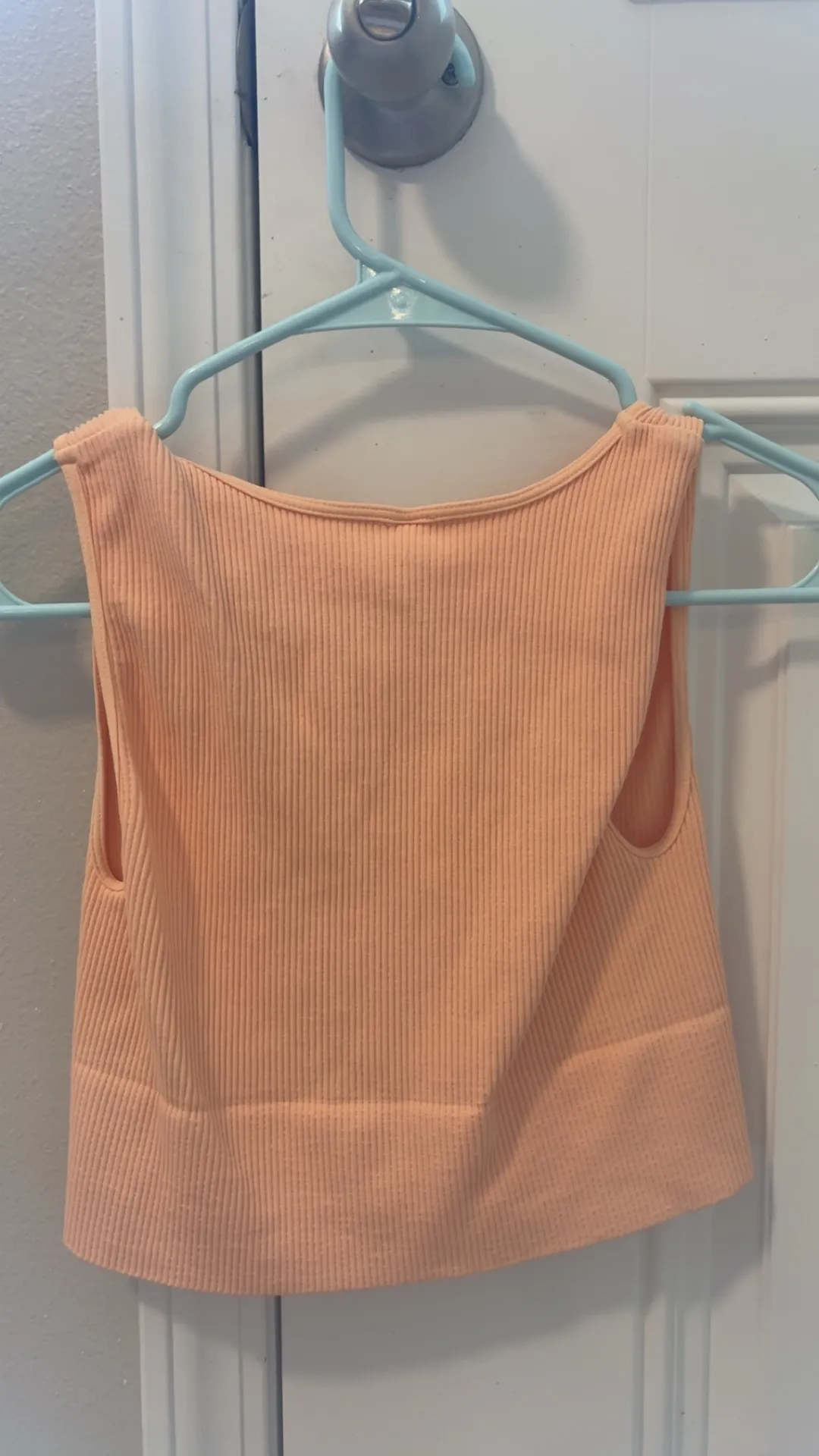 Orange/coral/peach Crop top Orange - Image 2