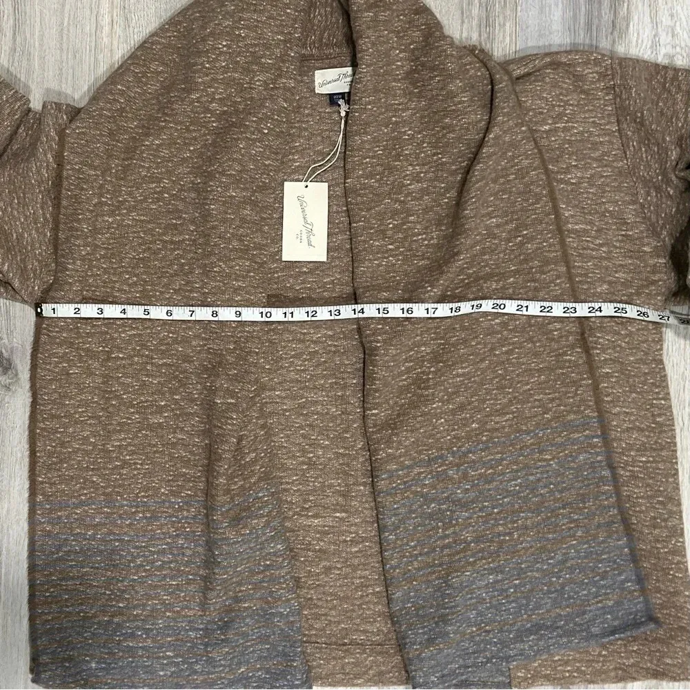 NWT Universal Thread Oversized Open-Front Cardigan Sweater Shrug Tan Size OSFM - Image 4