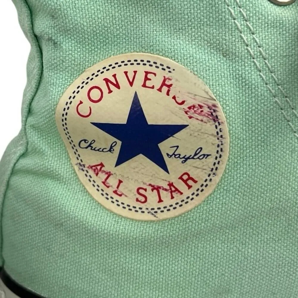 Converse Chuck Taylor All Star Hi Beach Glass Green High Top Sneakers Shoes 7 - Image 5