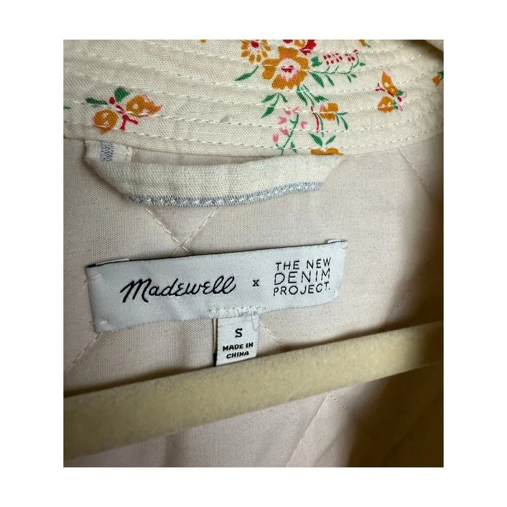 Madewell  x The New Denim Project Patchwork Wrap Jacket Sz. S - Image 5