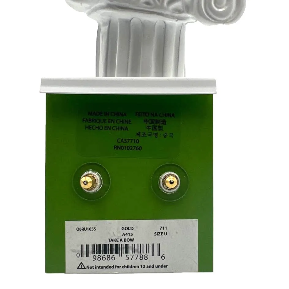 KATE SPADE New York Green Take a Box Earrings - Image 2