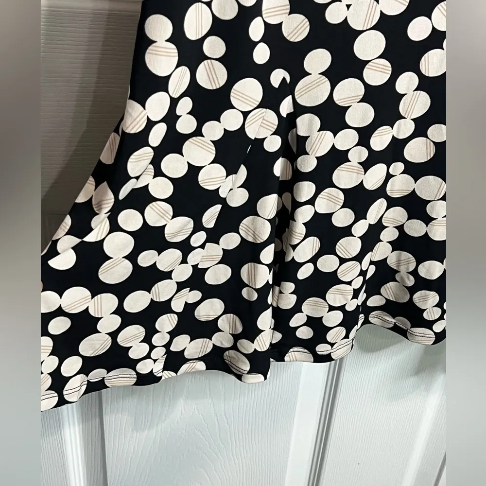 Danny & Nicole women’s polka dot dress  - Size 16 - Black/White/Beige - Image 6