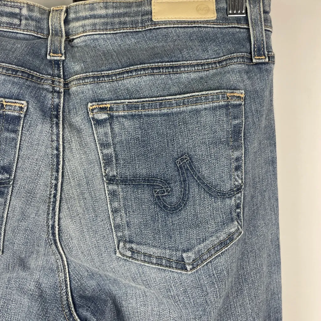 AG‎ Adriano Goldschmied Light Blue Prima Cigarette Ankle Jeans - Image 6
