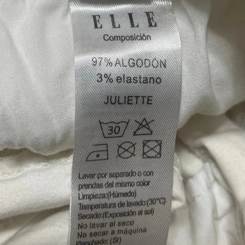 Elle Jeans Curves Women's White High Waisted Bootcut Flared Pants Denim Jeans 40 Size undefined - Image 5