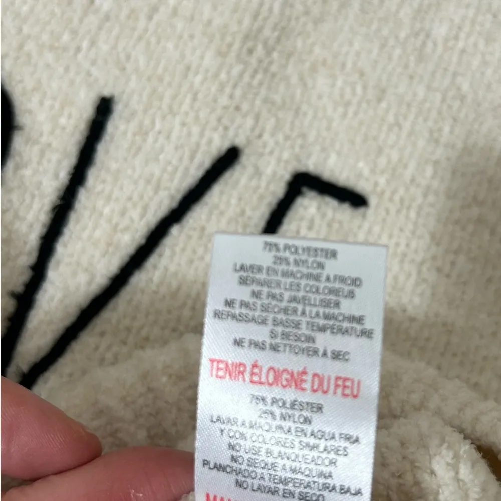 Rae Dunn | “LOVE” Graphic Crew Neck Long Sleeve Sweater - Image 7