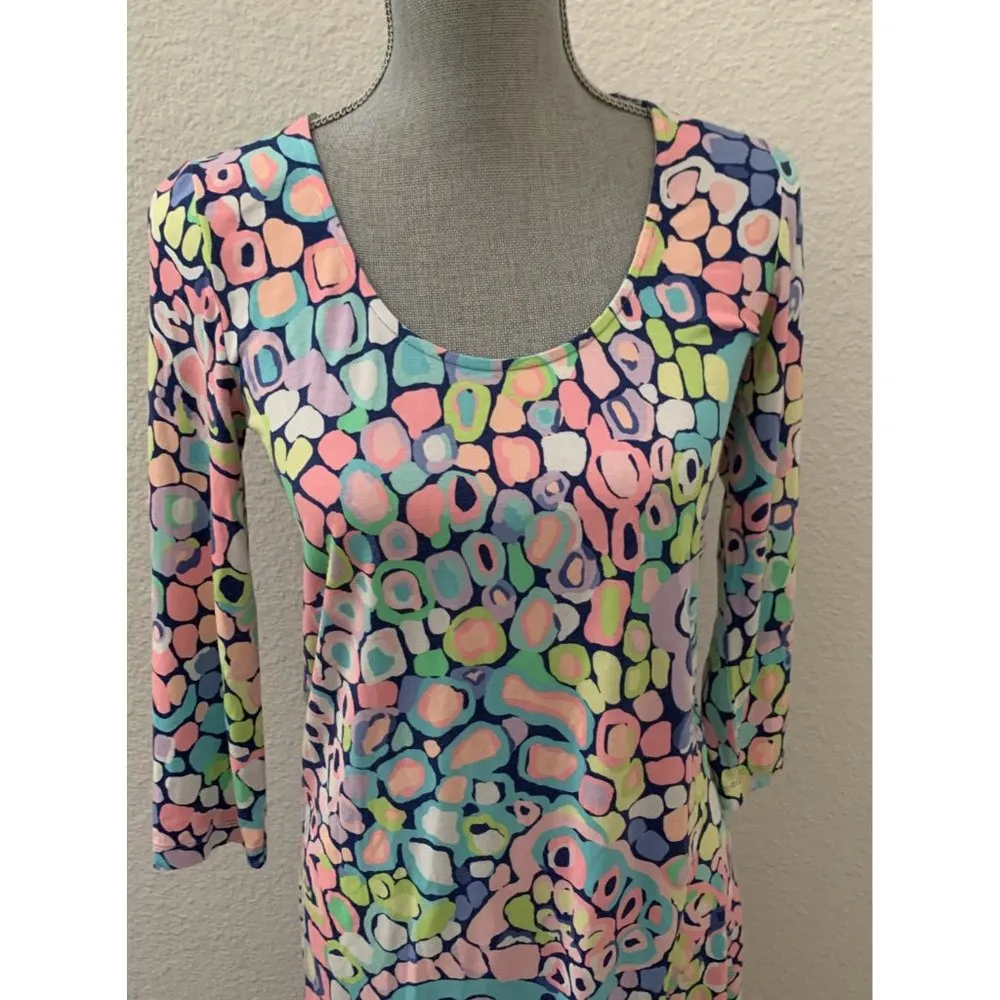 LILLY PULITZER Ariana Gypsy Jungle Print Swing Dress Small S Excellent RARE HTF - Image 6