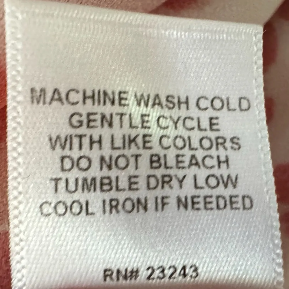 Sweet Pea NY & Co By Stacy Frati Red Animal Print Top Sz L Short Sleeve Sheer - Image 9