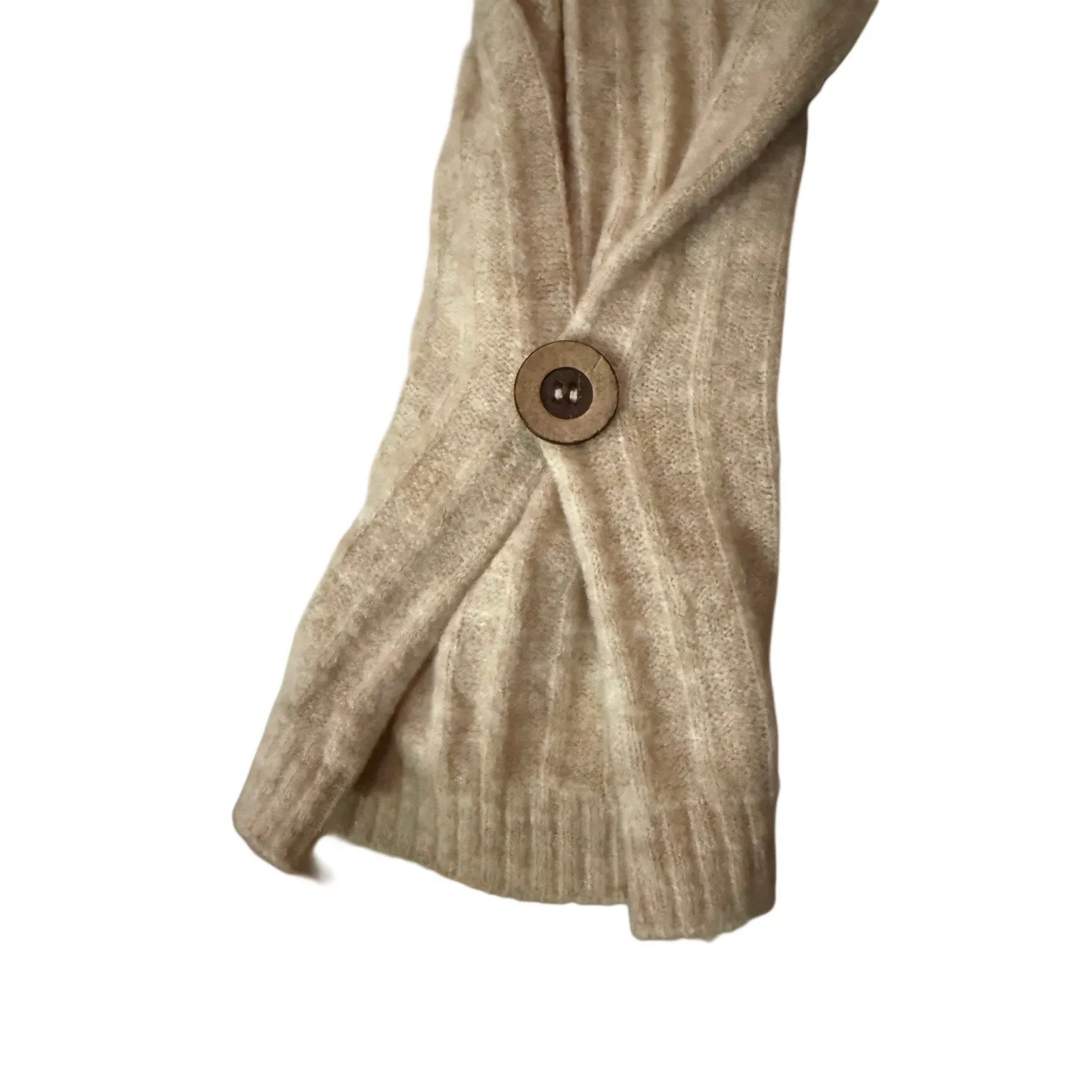 Abercrombie Fitch Soft A&F Cozy Mocha Brown Henley Long Sleeve Top Womens M EUC - Image 6