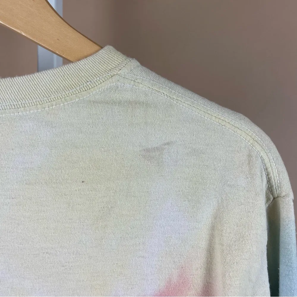 Looney Tunes Gang Size Medium Tie Dye Pastel Graphic Long Sleeve Crop To Y2K - Image 4