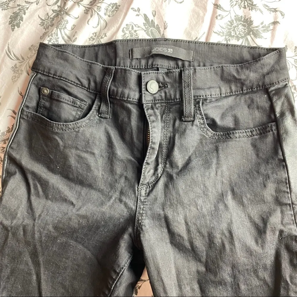 Joe's faux leather trim skinny jeans - Image 3