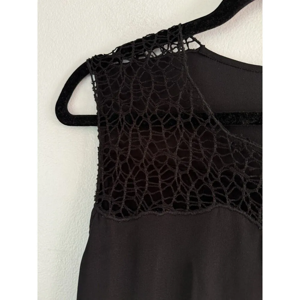 Elie Tahari Black Silk Pullover Sleeveless Shift Dress Size 12 Minimalist - Image 4