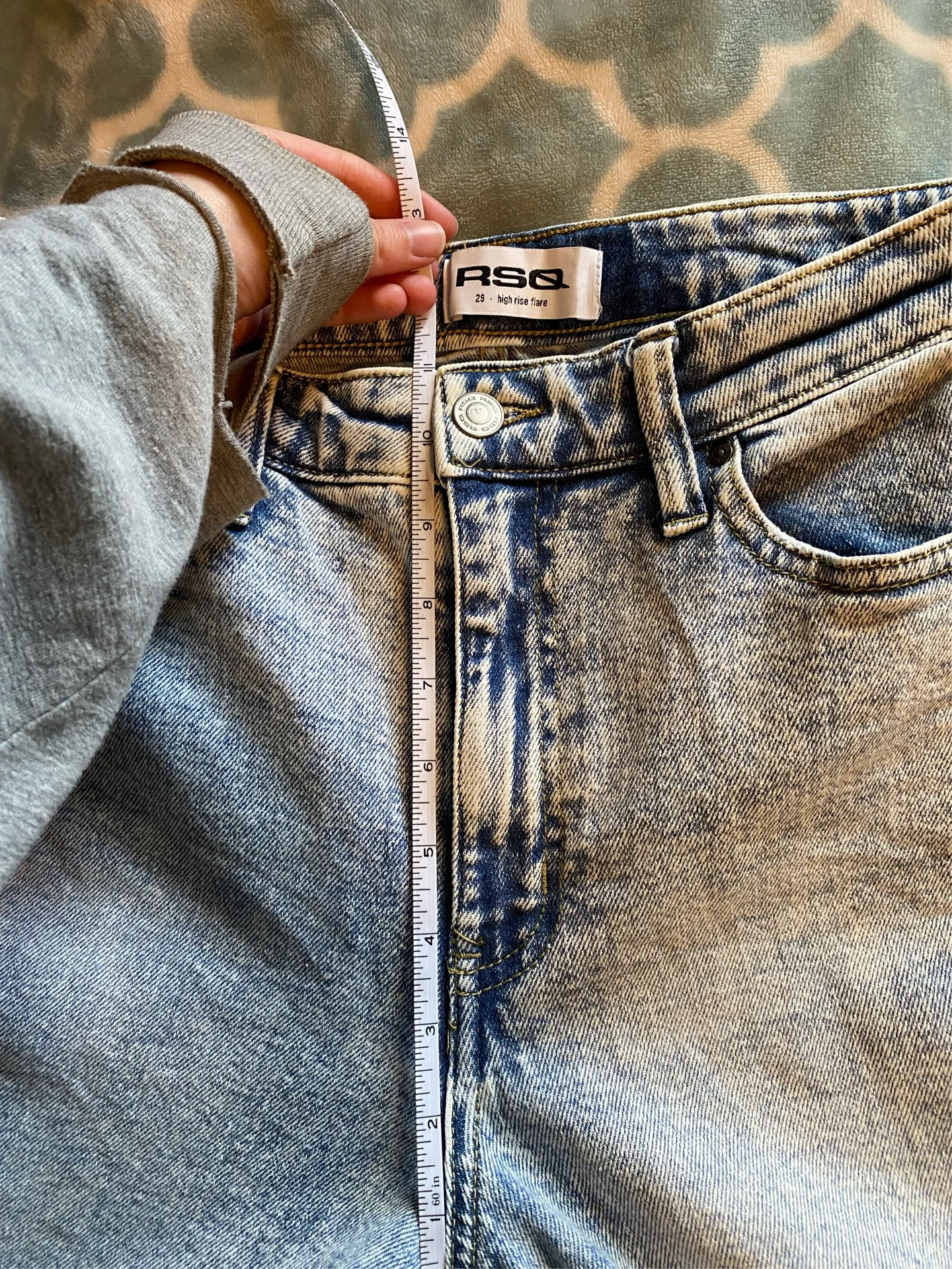 RSQ High Rise Flare Jeans - Image 4