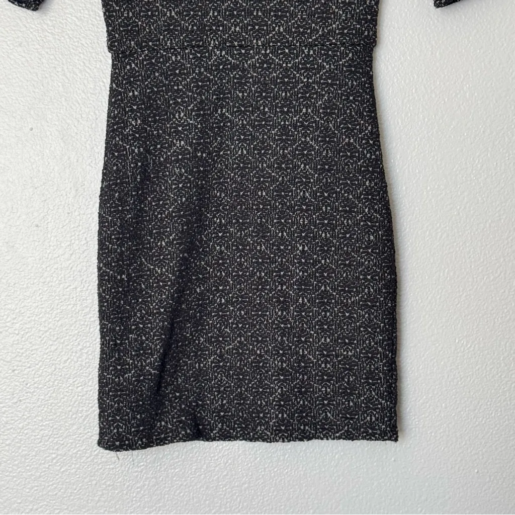 Free People Lady Pucker Scoop Back Dress Bodycon Black Size Small - Image 9