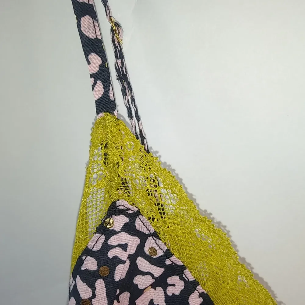 Victoria Secret S Gold Black Pink Cami - Image 3