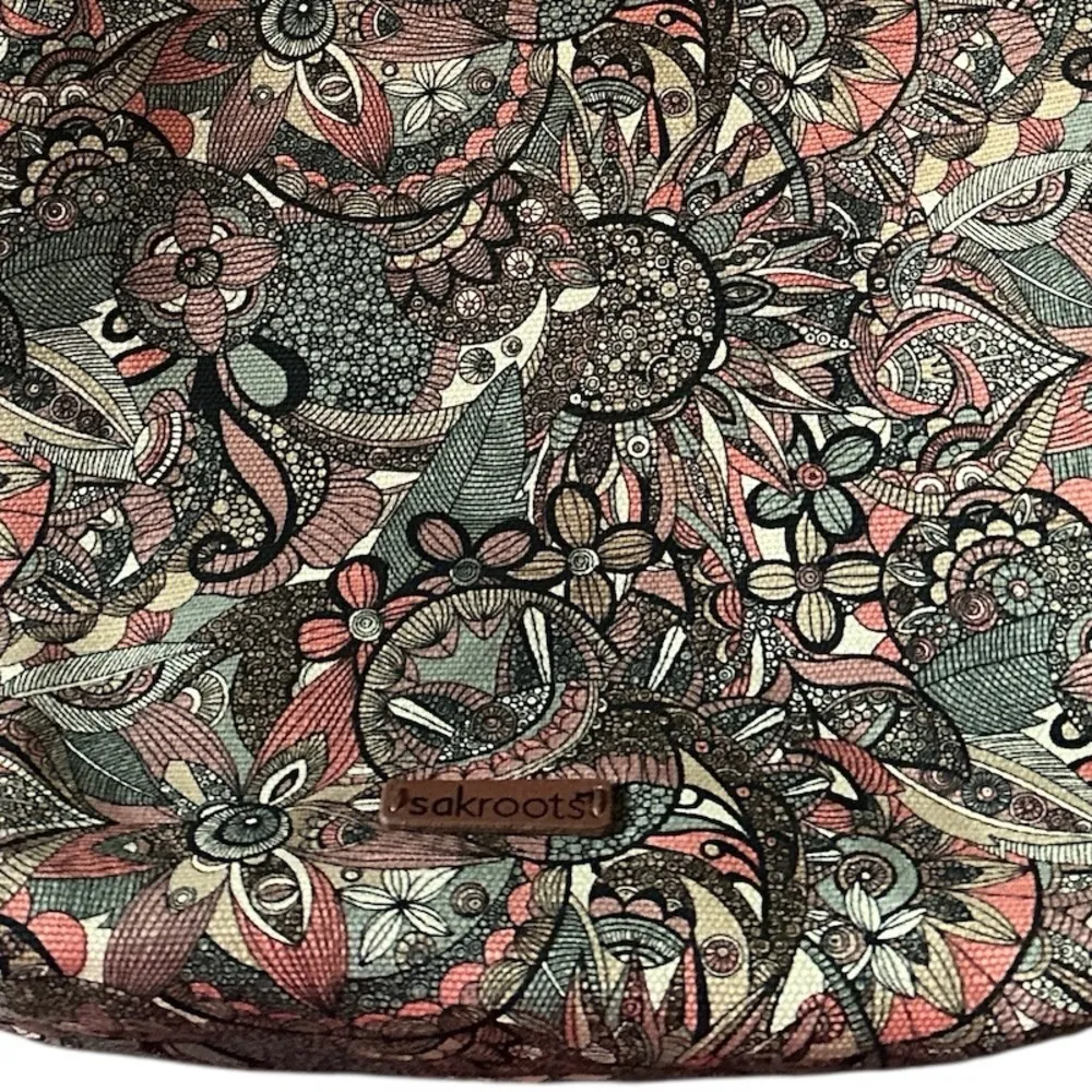 Sakroots City Convertible Tote Repreve Eco Twill Sienna Spirit Desert Brown Bag - Image 3