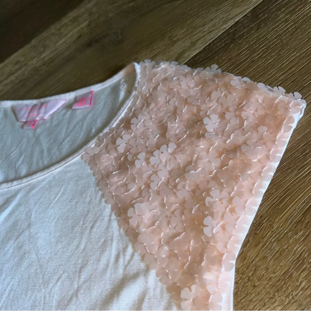 Ted Baker London Flower Sleeve Sew in Love Pink Top - Image 4