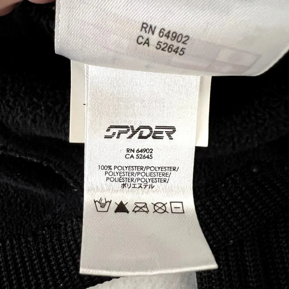Spyder Black Full Zip Long Sleeve Sweatshirt - Image 7