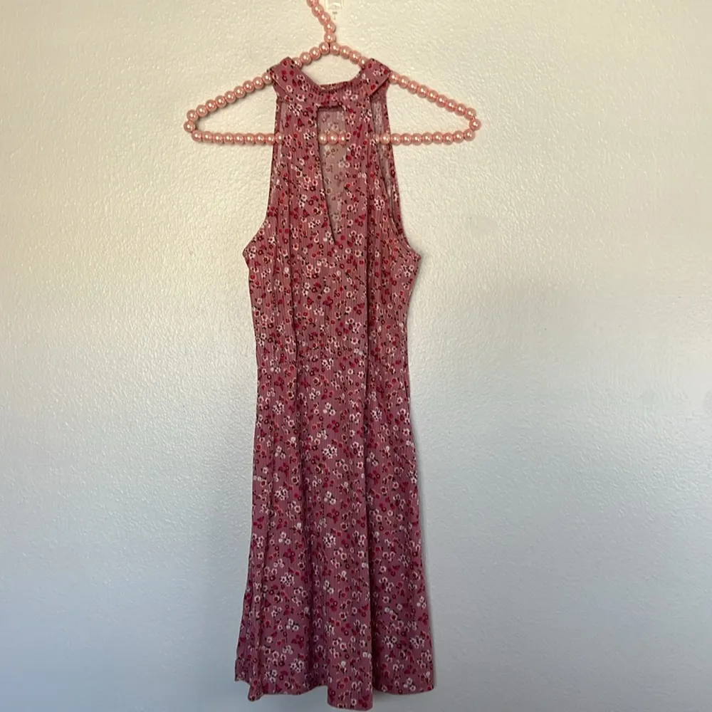 EUC Good Luck Gem Floral Sleeveless Dress Pink sz XS - Image 4
