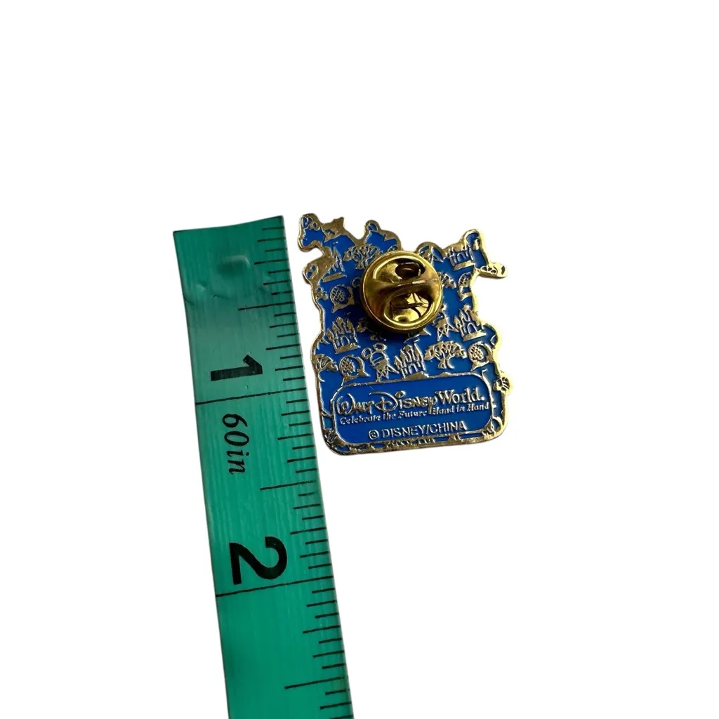 Vintage Walt Disney World “2000” Paige Name Pin Mickey Mouse Donald Duck - Image 3