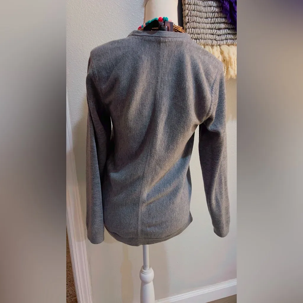 Lululemon Athletica The Sweater Life Heathered Medium Grey Pullover - Image 4