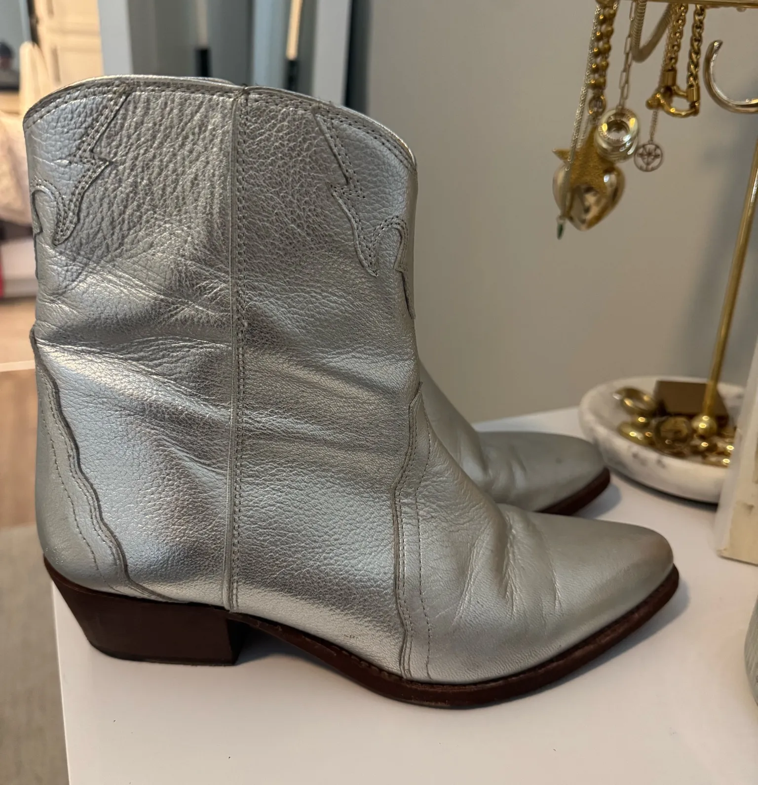 Free People Boots Ankle Leather - Image 2