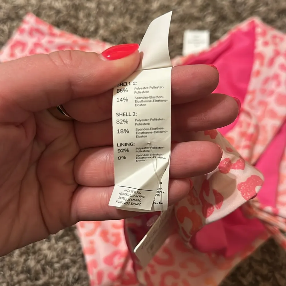 NWT Cupshe Pink Cheetah Bikini Swimsuit XL - Image 7