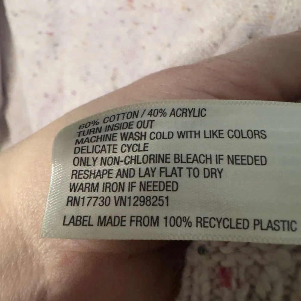 Universal Threads Open Cardigan Light Purple with the speckles of colors. XL - Image 6