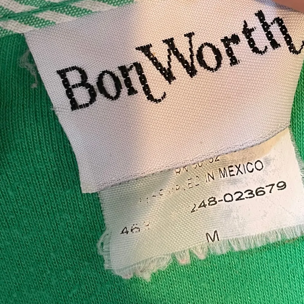 BonWorth Y2K Embroidered Hippie Cottagecore Whimsical Floral Seersucker Shirt - Image 7