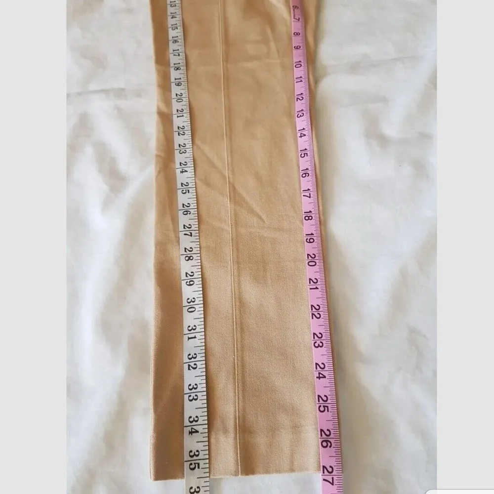 J Jill Premium Bi Stretch  Pants Brown Size 4 Full Length Cotton Spandex Rayon - Image 15