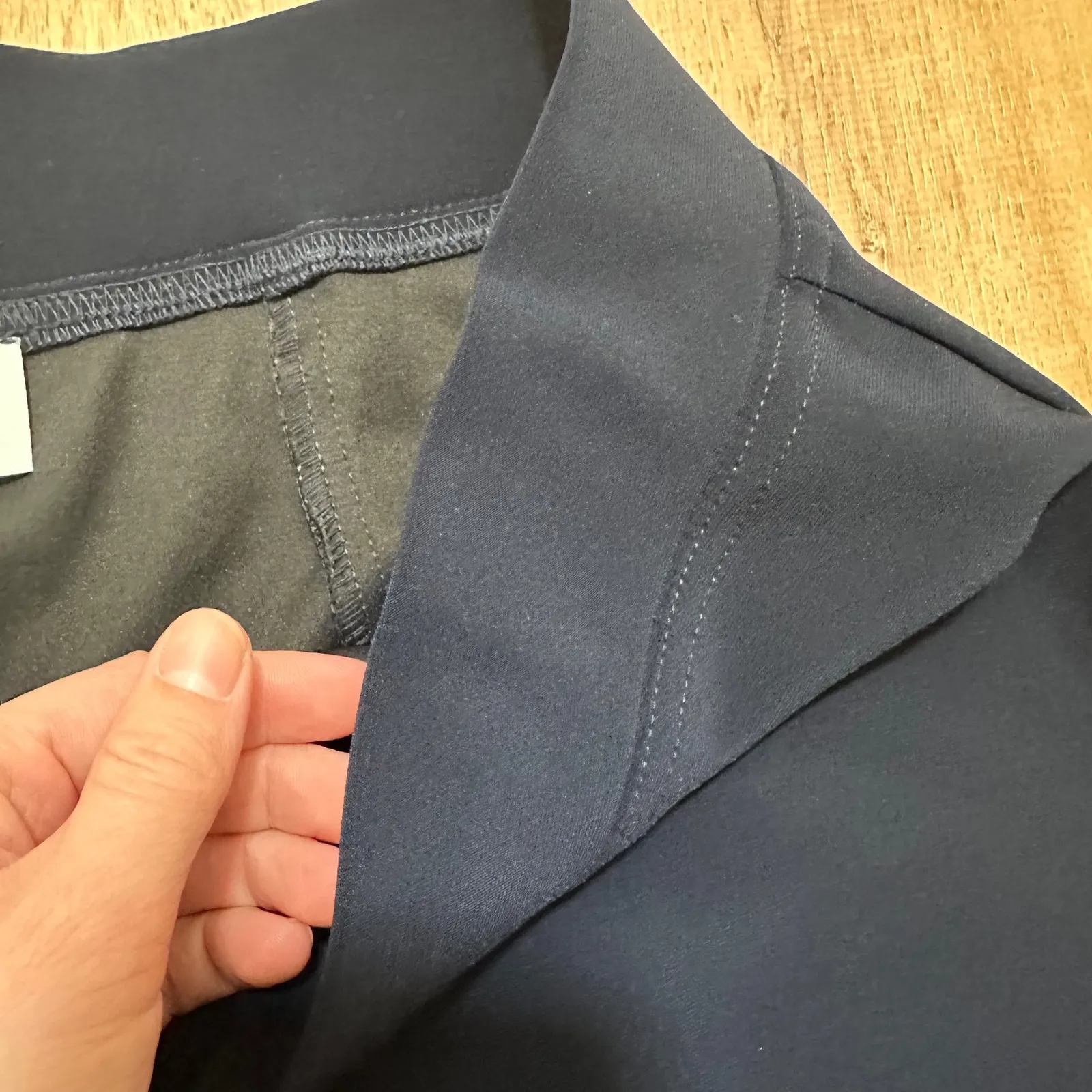 JOSEPH RIBKOFF | Midnight Blue Classic Straight Elastic Waist Slit Pants, 14 - Image 6