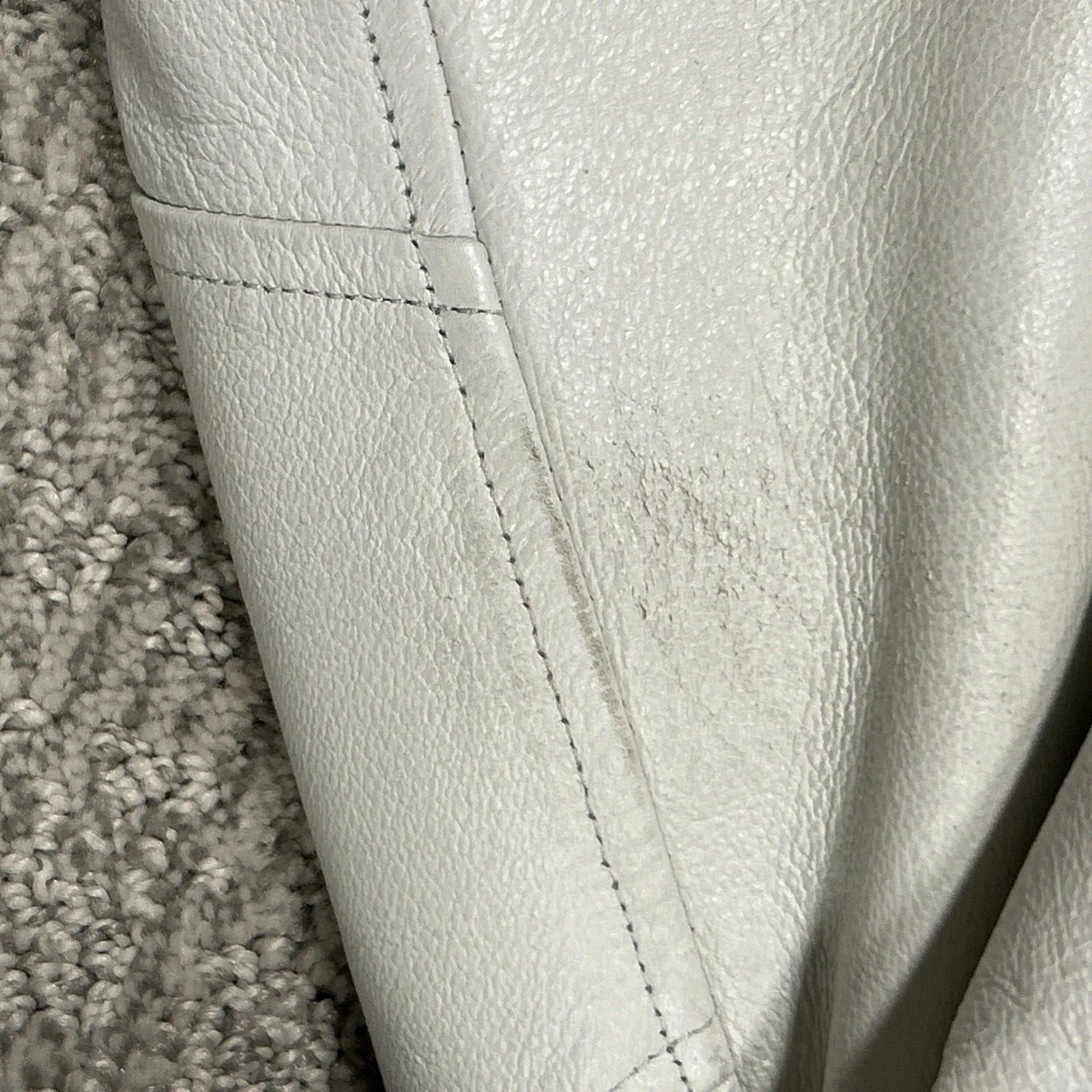 Wilson's Leather Maxima Coat Womens XL White Faux Fur Hooded Jacket Insulated - Image 16