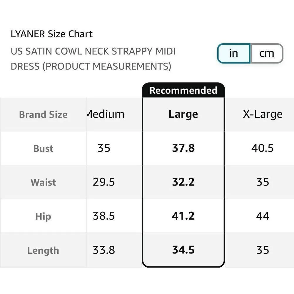 LYANER Women Satin Drape Cowl Neck Sleeveless Strappy Cami Split Midi Dress S Green - Image 7