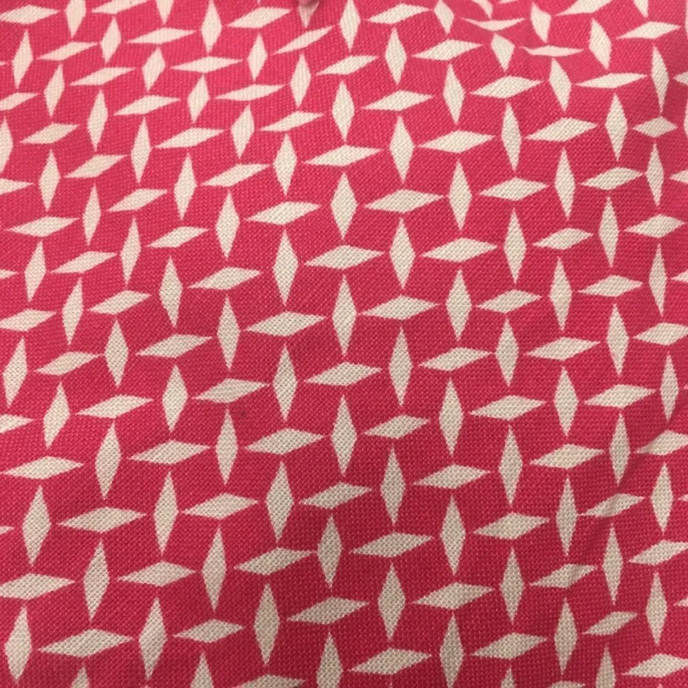 J. Crew Pink Geometric Print Linen Shorts - Image 5