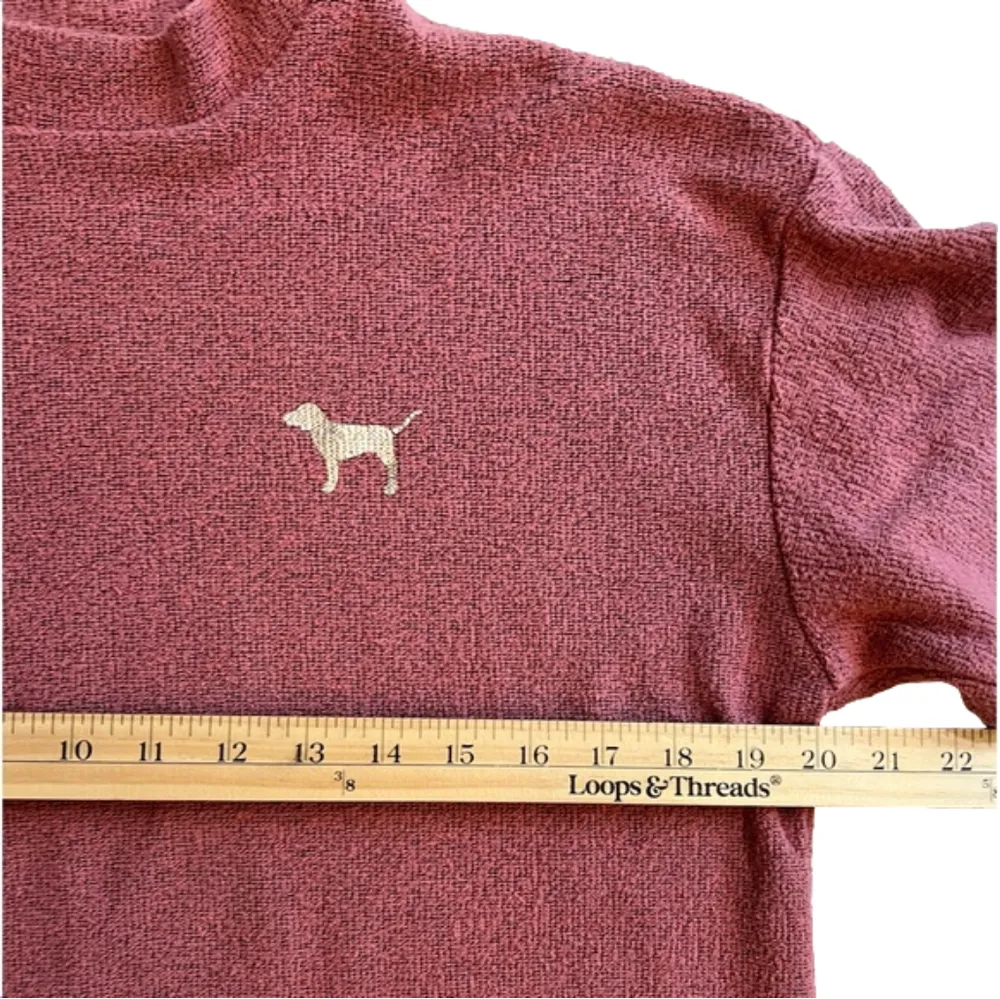 PINK dusty rose mock neck sweater/sweatshirt, size XS.  LOVE PINK - Image 6