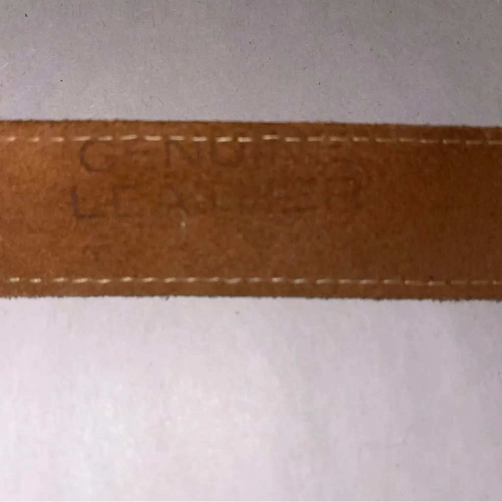 Vintage Elephant Concho Belt Women Size S Antique Western Country Boho Y2K Brown - Image 4