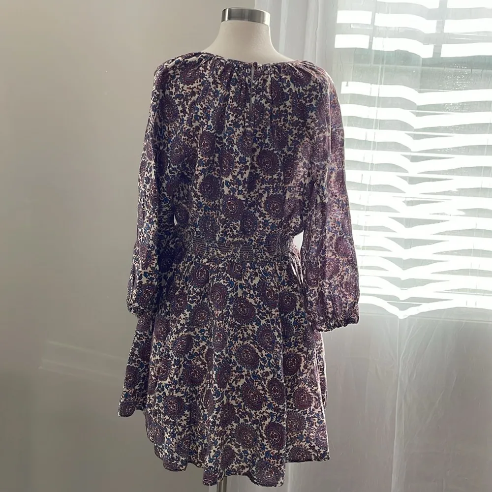 J.Crew Palermo Smocked-Waist Mini Dress in Floral Bouquet Linen - Image 5