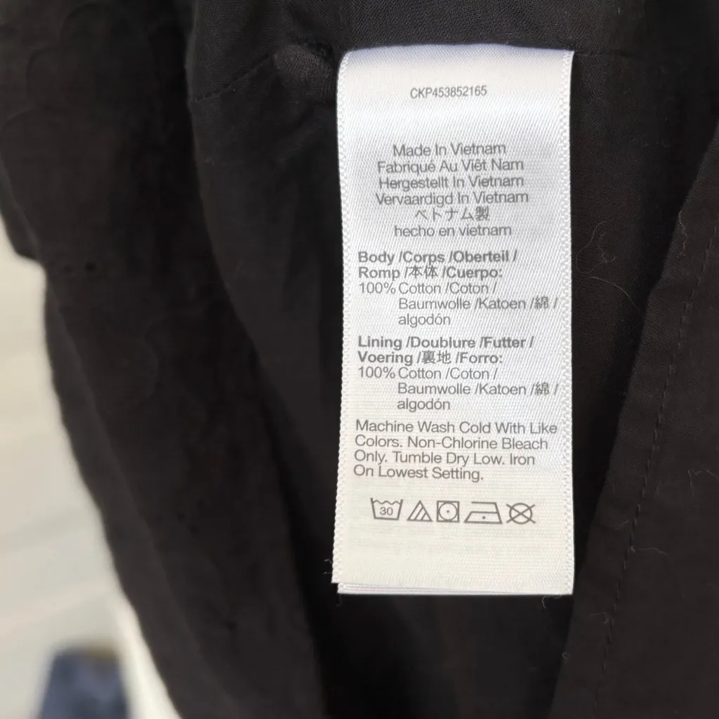 Madewell Plus Embroidered Eyelet Button-Front Tiered Mini Dress - Image 7