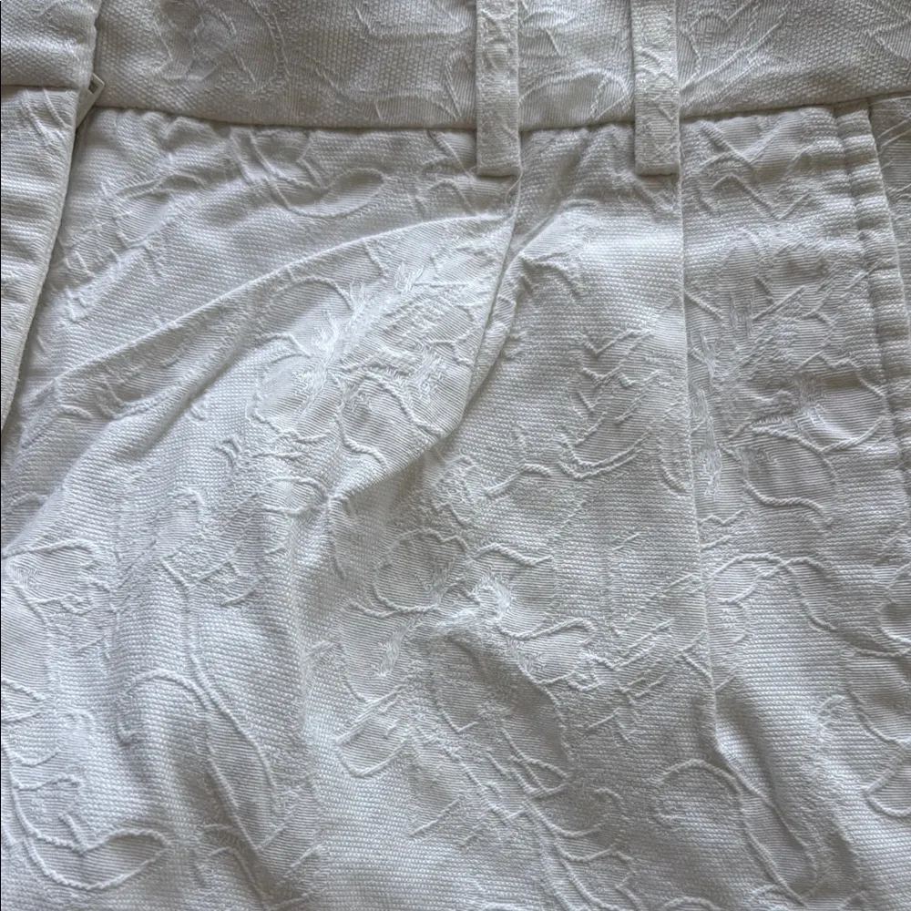 EXPRESS  Exitor White floral Women's Shorts sz 8 EUC - Image 3