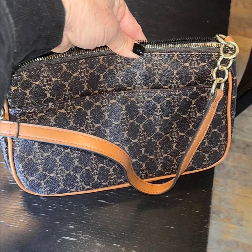 Nanette Lepore Black and Tan Women's Bag - Image 4