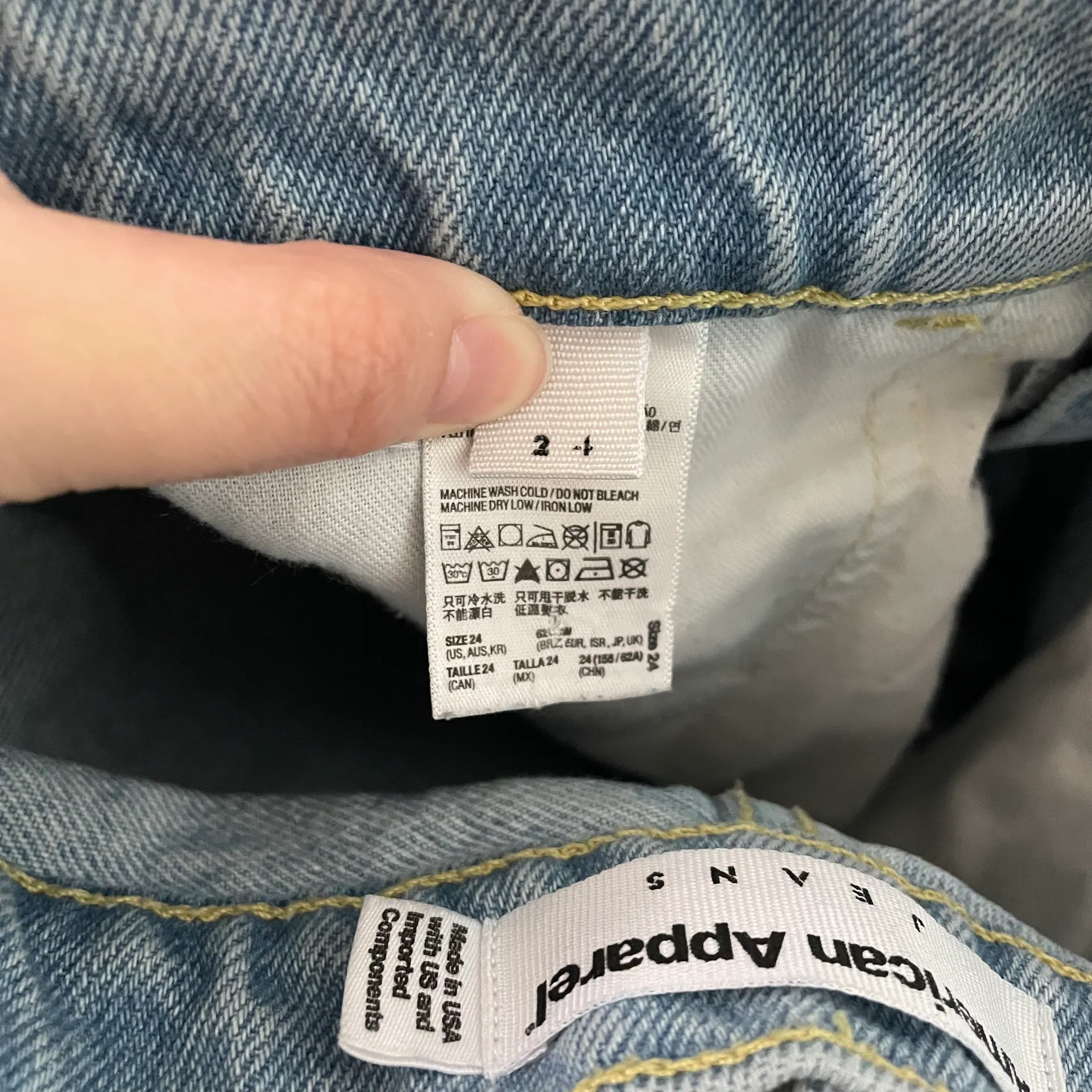 American Apparel High Waisted Mom Shorts - Image 4