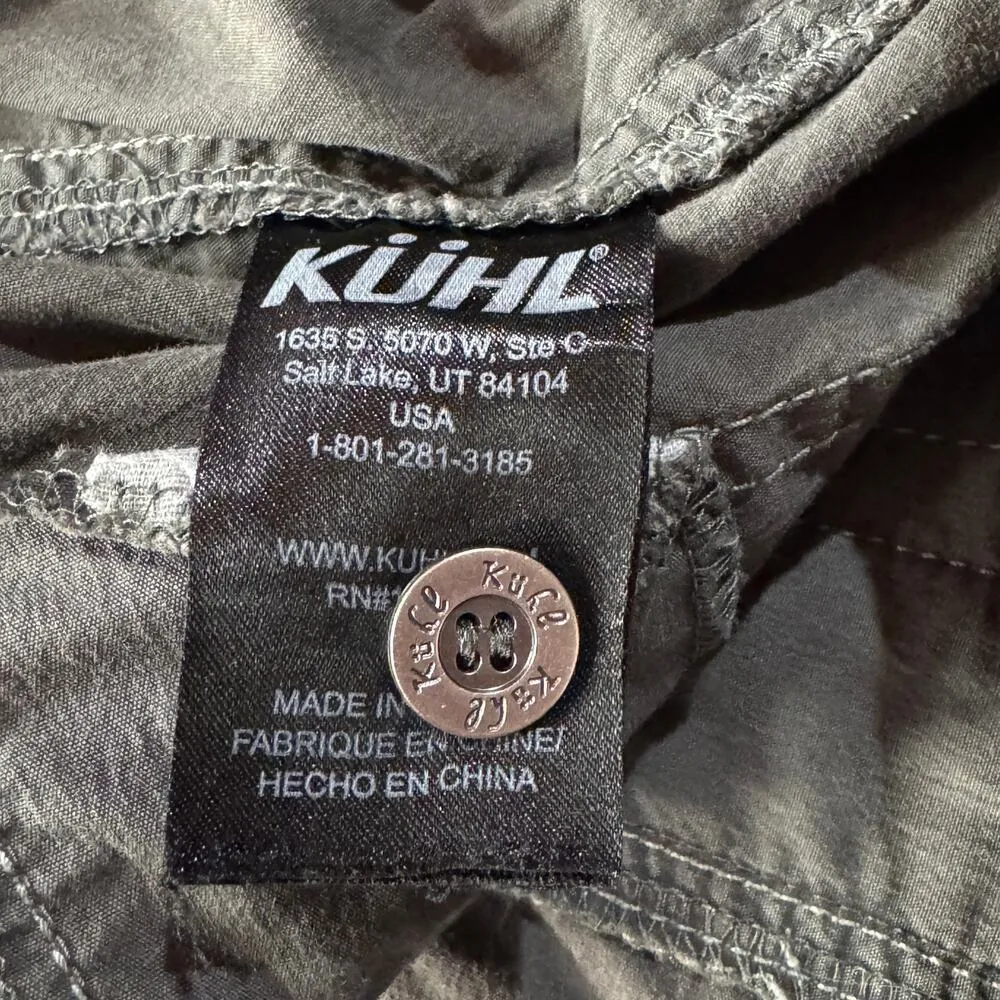 Kuhl SZ 8 Kontra Convertible Capris Shorts Pockets Roll-Tabs Mid-Rise Quick-Dry - Image 11