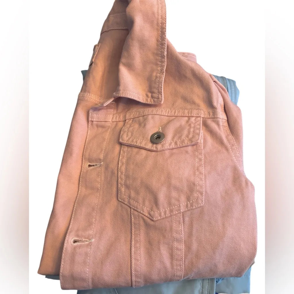 BB Dakota Steve Madden Jean Jacket Pink Size M - Image 2