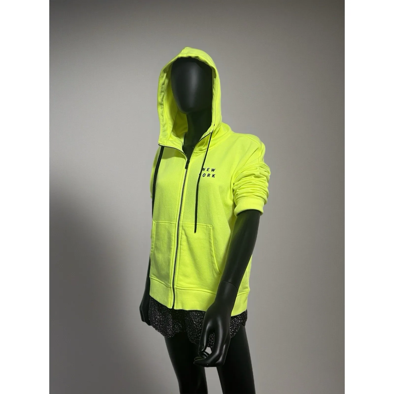 DKNY Sport Flocked-Logo Zip Hoodie Size XS‎ - Image 2
