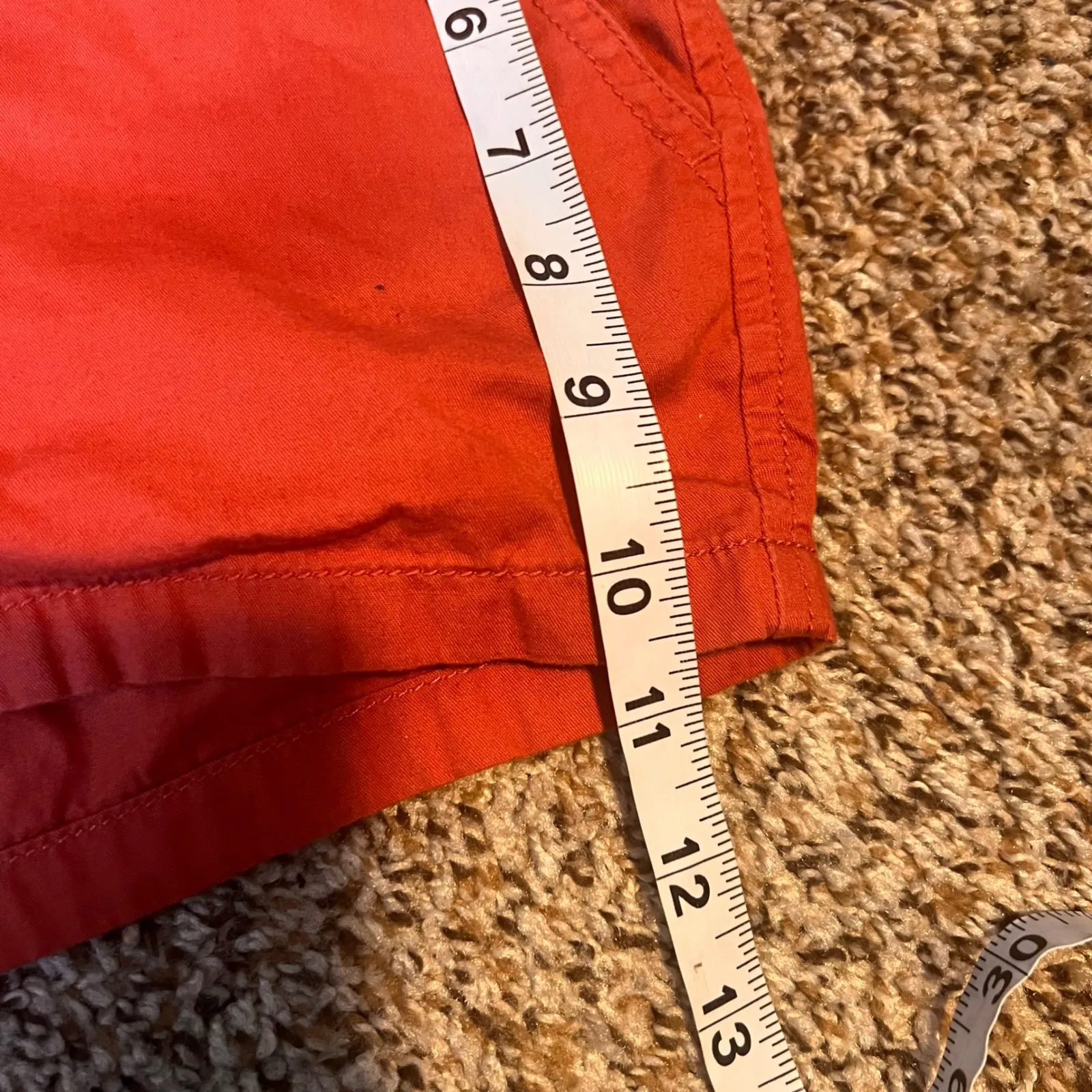 J. Crew‎ Chino Shorts Womens Size 4 Coral Red Casual Everyday - Image 5