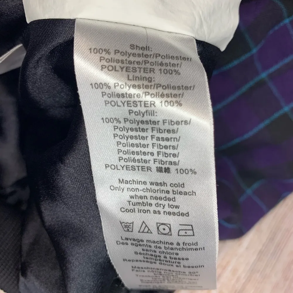 Burton Dryride Cool Flavors Purple Plaid XS Vest - Image 11