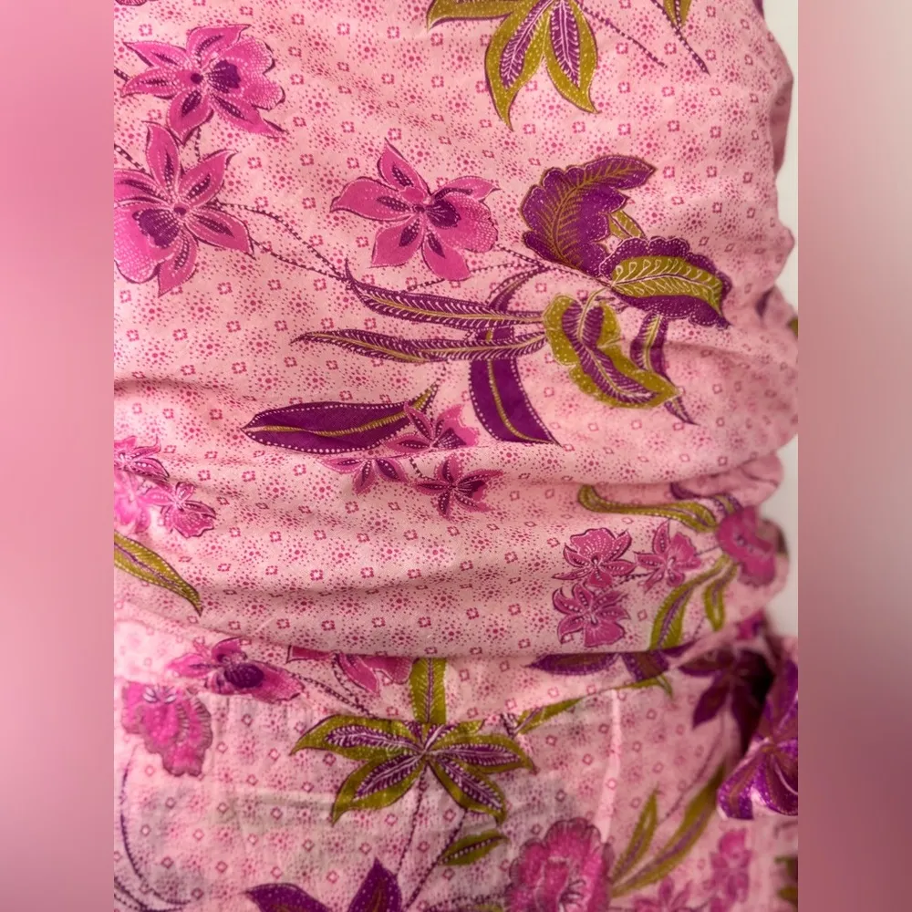 Olivaceous 100% Cotton Soft Girl Blush Pink Strapless Romper Size Large F54 - Image 6